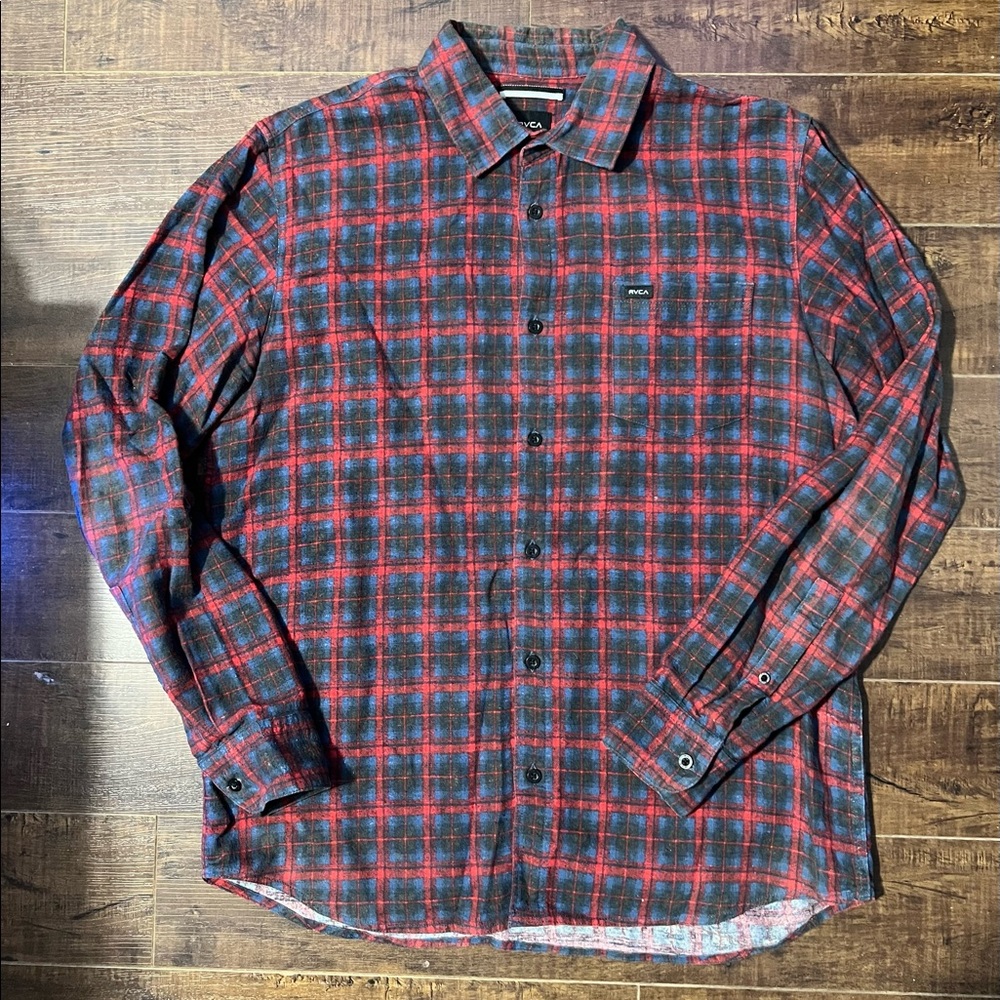 RVCA regular fit flannel